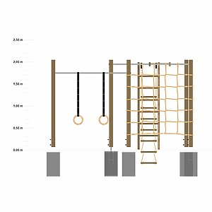 Tolymp Fitnessparks Klettergerueste Klettertower7 Edelstahl 2