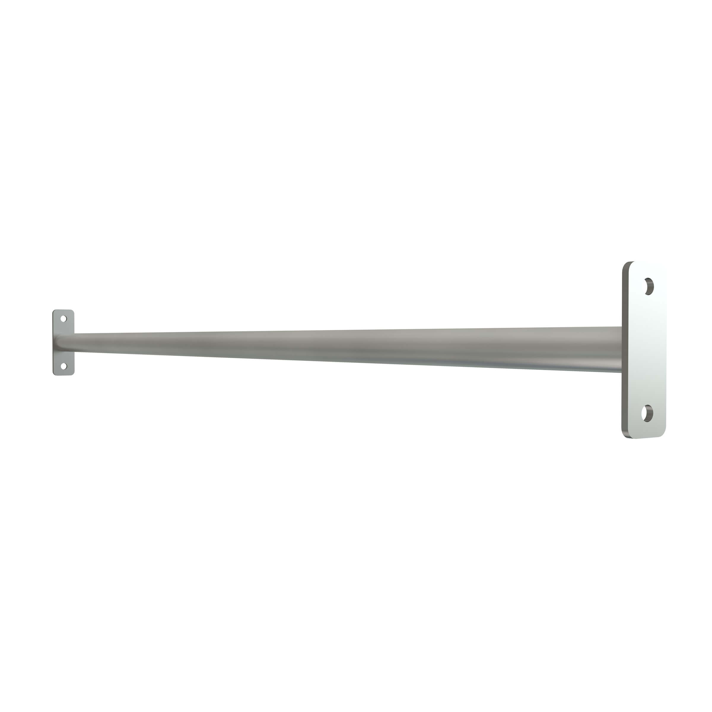 Pull-up bar V2A stainless steel with double fastening straps
